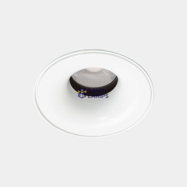 Downlight Play Soft Round Fixed 17.7W LED neutral-white 4000K CRI 90 45.9º PHASE CUT White IP54 1671lm image 1
