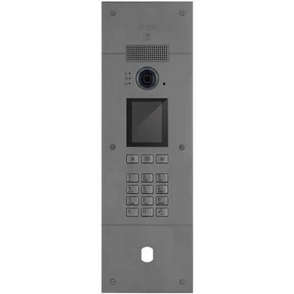 Plate PixelUp 2F+ hole Vigik+black metal image 1