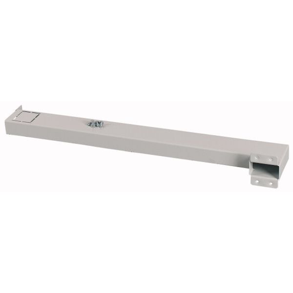 XTPFAEZD Cable duct for auxiliary wiring, XF, connecting piece between device compartment and cabling box, grey image 1