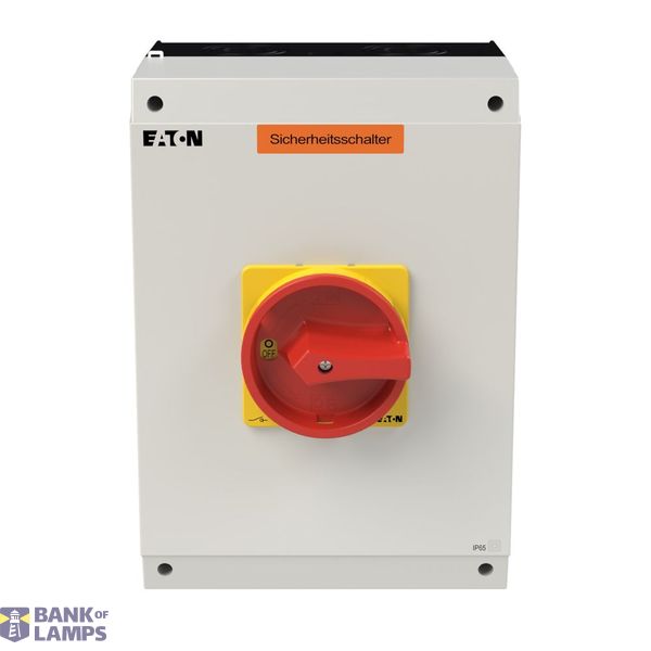 P3 Insulated enclosure, 80 A,Surface mounting, 4 pole, Form I5-SI, Red image 5