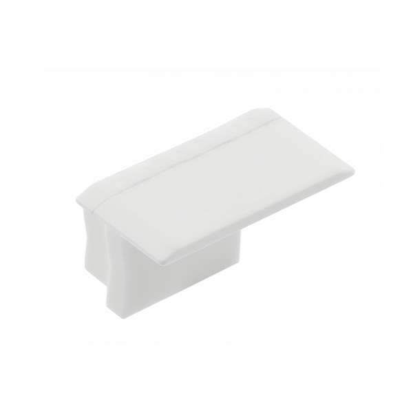 Standard plug for recessed profile PA-GLAXMW-AL, (set of 10 pcs.), white image 1