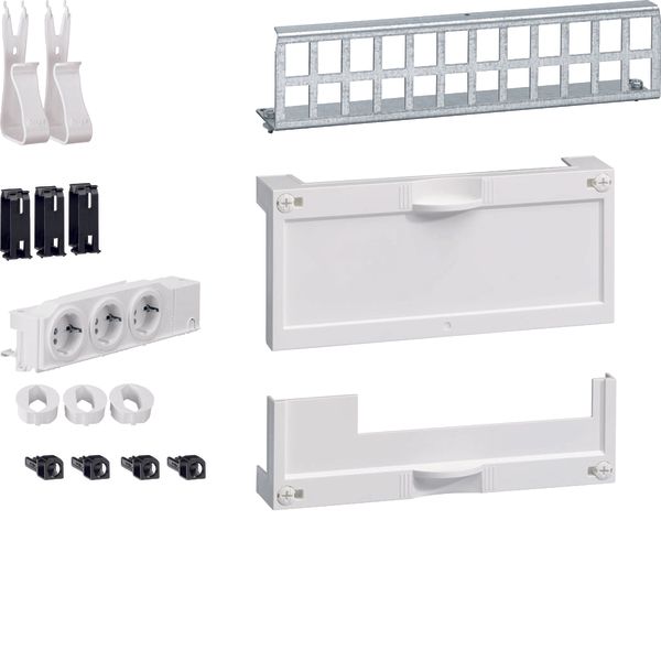 Multimedia Kit,w.Socketoutlet,PatchPanel image 1