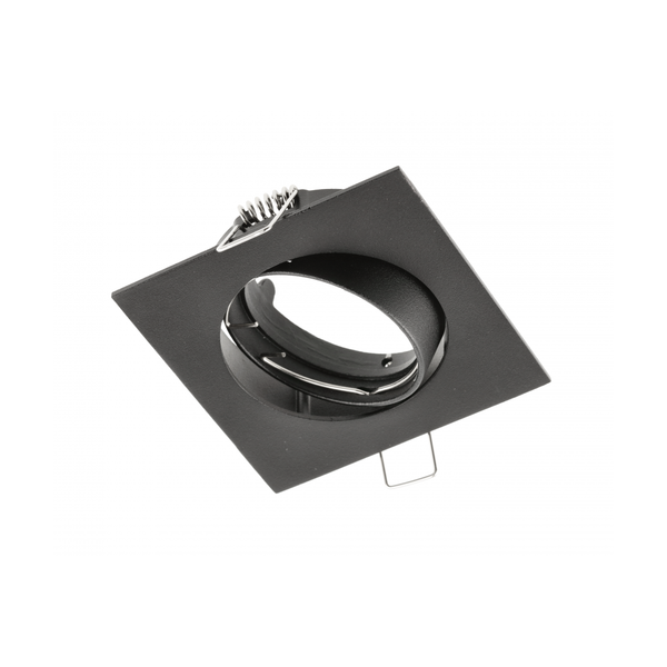 Spot luminaire housing PORTO-K with adjustment, IP20, square, black image 1