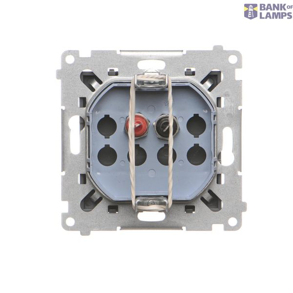 Double socket outlet with earthing, 16A, white image 1