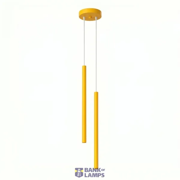 Pendant lamp PASTELO 2 yellow image 1