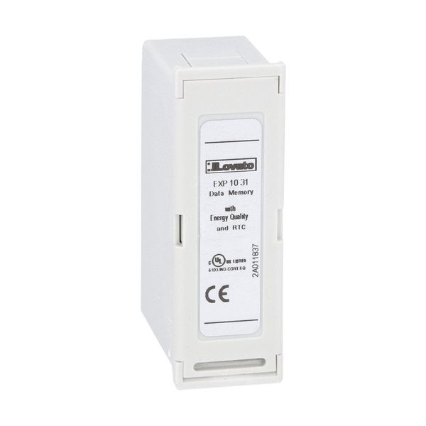 Expansion module EXP series for flush-mount products, data storage, with energy quality (EN50160), clock-calendar with backup battery for data logging image 1
