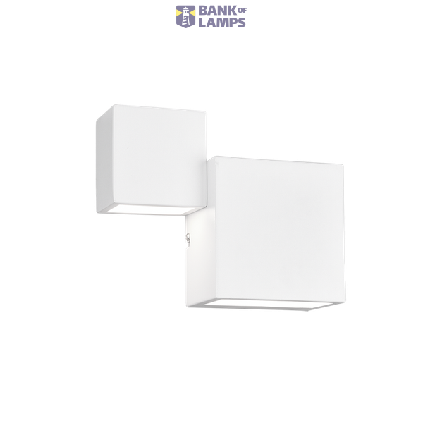 Miguel LED wall lamp matt white image 1