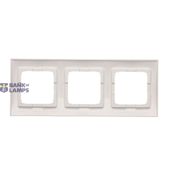 Single contact push button illuminated without pictogram, 10AX, white image 1
