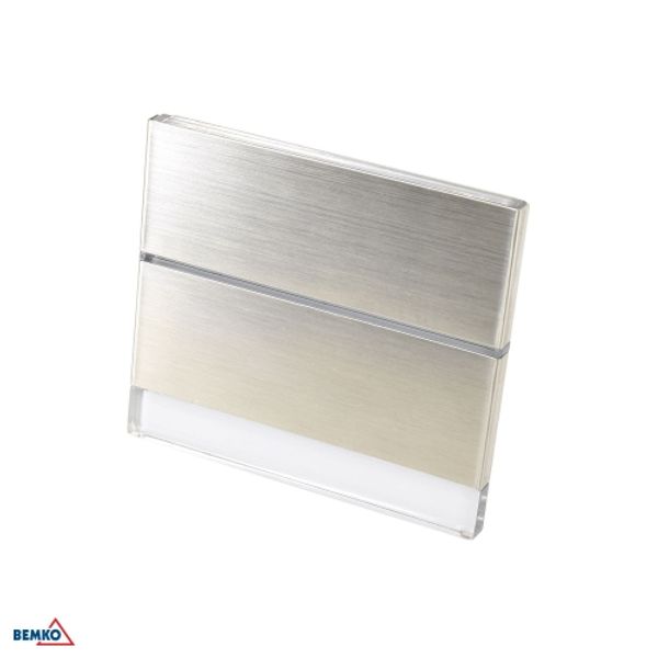 LED STAIR LAMP STEPPER 6000K STEEL 1,2W 12VDC 120lm image 1