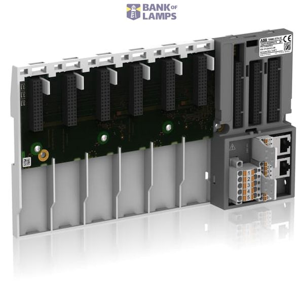 TB5660-2ETH-XC:AC500,Modulträger,6xPlätz ,2xETHERNET RJ45,1xCOM, 24VDC,CAN image 1