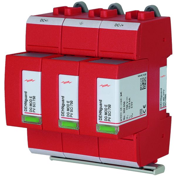 Surge arrester type 2 DEHNguard ME multipole f. PV syst. up to 1500V d image 1