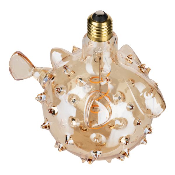 LED Blowfish Gold E27 4W 2200K DIM image 2