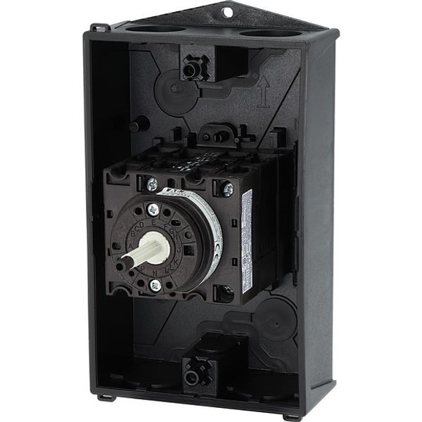 T3-4-8344/I2/SVB Main switch, T3, 32 A, surface mounting, 4 contact unit(s), 8-pole, Emergency switching off function, With red rotary handle and yellow locking ring, image 8