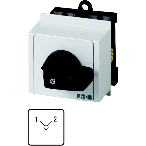 T0-3-8222/IVS Changeoverswitches, T0, 20 A, service distribution board mounting, 3 contact unit(s), Contacts: 6, 90 °, maintained, Without 0 (Off) position, 1-2, De image 5