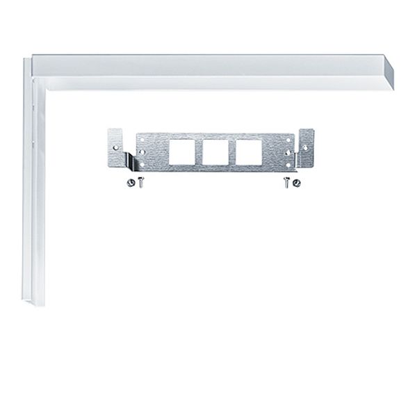 CROSSIGN 160 P MS90° bracket WH - Surface-mount bracket image 1