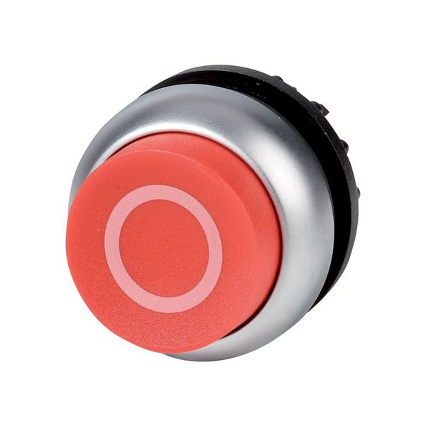 M22-DRH-R-X0 Pushbutton, RMQ-Titan, Extended, maintained, red, inscribed, Bezel: titanium image 3