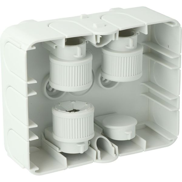AK2-S/MD cable box for mesh cable trays for wire mesh cable trays image 1
