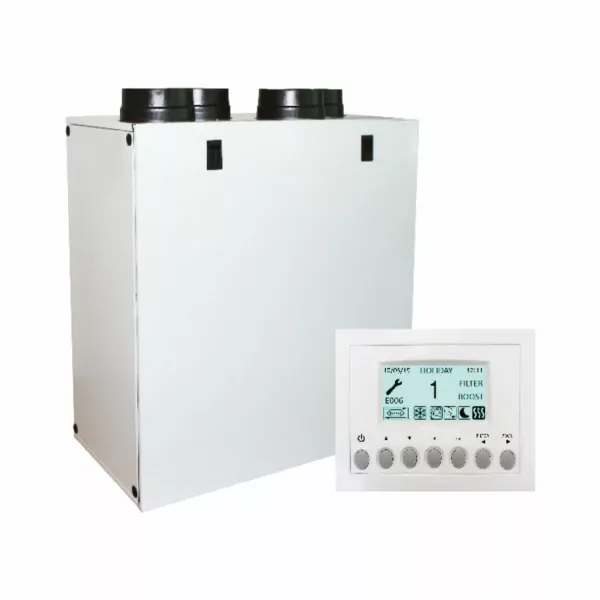 CENTRALIZED DOUBLE FLOW VENTILATION UNIT WITH HEAT RECOVERY - MAXIMUM FLOW RATE 281 M3/H - VERTICAL image 1