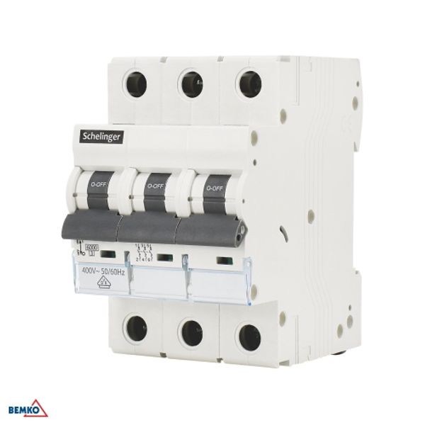 OVERCURRENT CIRCUIT BREAKER 6KA 3P B 40A VDE SCHELINGER image 1