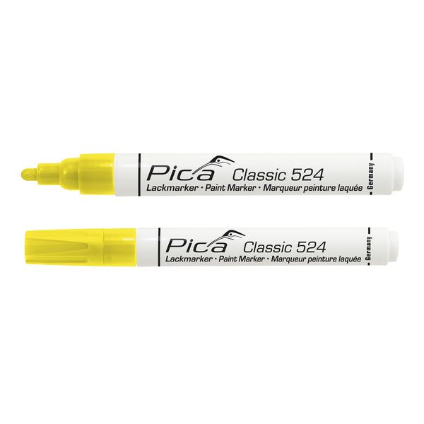 Pica 10 pcs 524/44 Paint Marker 2-4mm Round Tip Yellow image 2