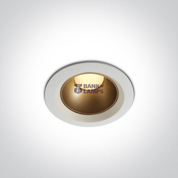 WHITE LED 7W WW IP20 45deg 230V DARK LIGHT image 2
