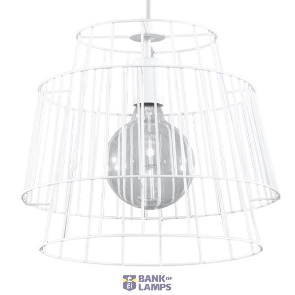 HANGING LAMP GATE WHITE E27 1X60W IP20 image 2