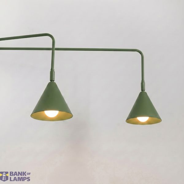Wall lamp NOX 2 olive green with a switch image 10