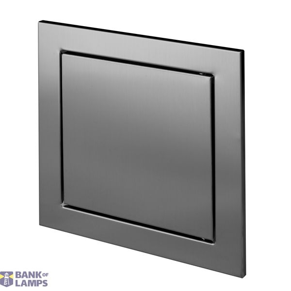 Metal access door with "push to open" system. Made of stainless steel. image 1