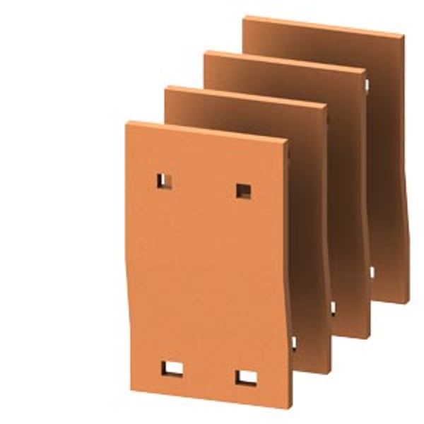 Connection vertical busbar front 50x 10 mm D: 400 mm image 1