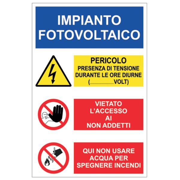 Various sign - Al - Dimensions: 330x500 mm image 1