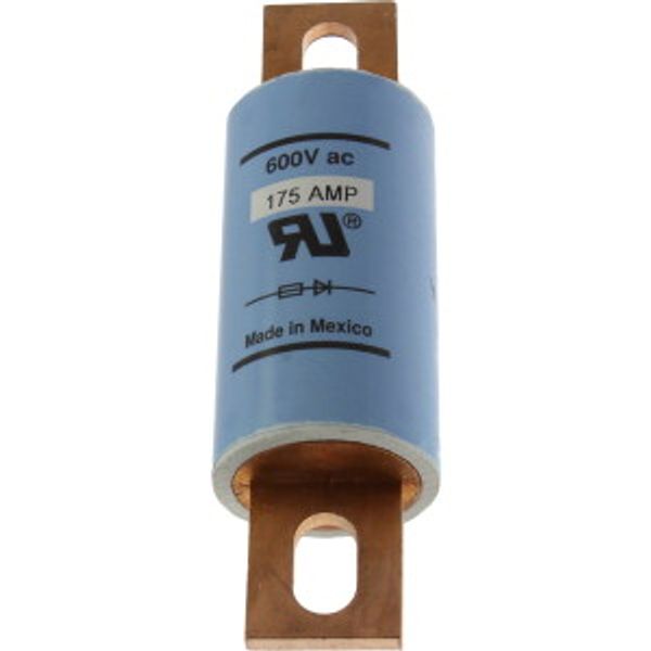 Eaton Bussmann series Tron KAC high speed fuse, 175A, 200 kAIC, Non Indicating, High speed fuse, Blade end X blade end, Stud image 16