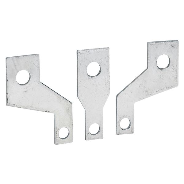 Set of 3 expanders for DSX 3-pole disconnector switch and source inverter size 1 for installation on plate image 1