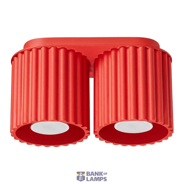 Ceiling lamp AURA 2 red GU10 image 9