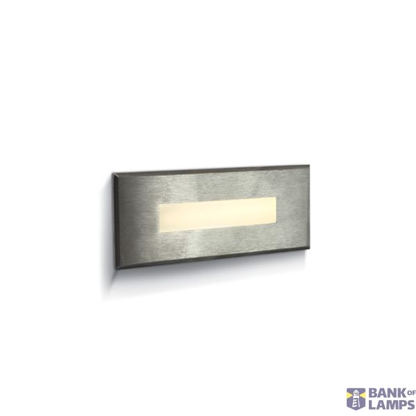 SS316 WALL RECESSED 5W WW IP65 230V image 1