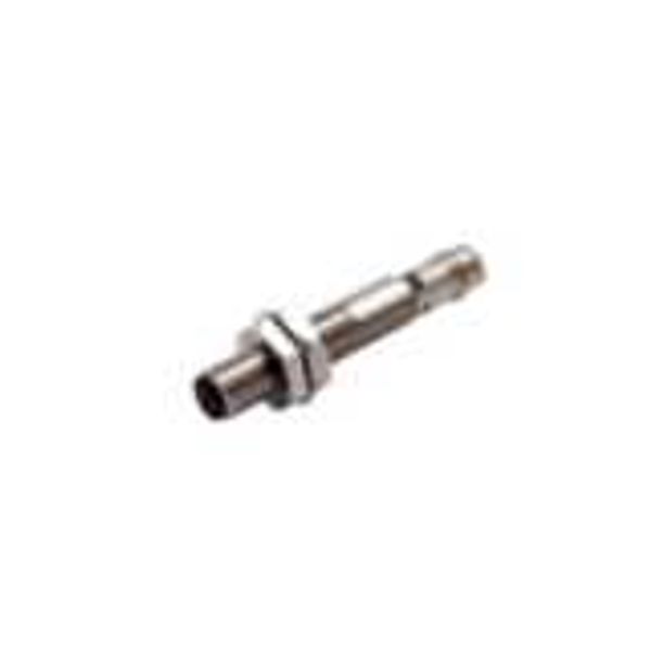 Proximity sensor, inductive, long brass body M8, shielded, 4 mm, DC, 3 E2EN0191D image 1