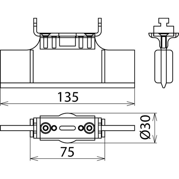 Locking element for NH fuse holders, size: 1 image 2