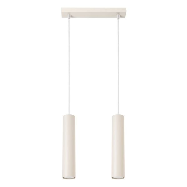 HANGING LAMP LAGOS 2 BEIGE 2XGU10 image 1