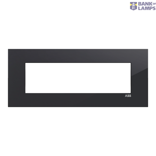 Black 7M glass effect plate image 1