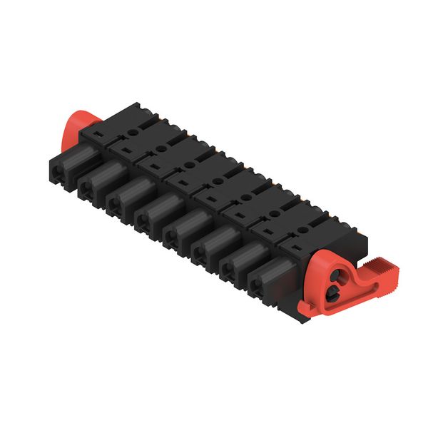 PCB plug-in connector, female plug, 7.62 mm, Number of poles: 8, 180°, PUSH IN with actuator, Clamping range, max. : 2.5 mm², Box image 4