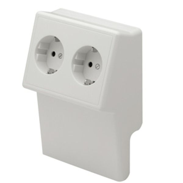 SLK-SLTK 20X70 TAP+SOCKET DOUBLE RAL9010 image 1