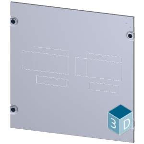 Masking frame 3VA13 (400 A), 3VA14 (630 A), 3VA23 (400 A), 3VA24 (630 A), 4-pole, image 1