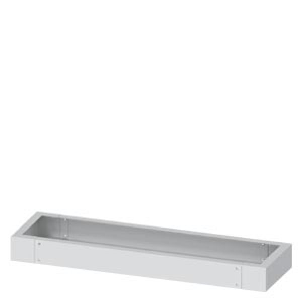 ALPHA, base, H: 100 mm, W: 1050 mm, D: 320 mm, RAL 7035 image 1