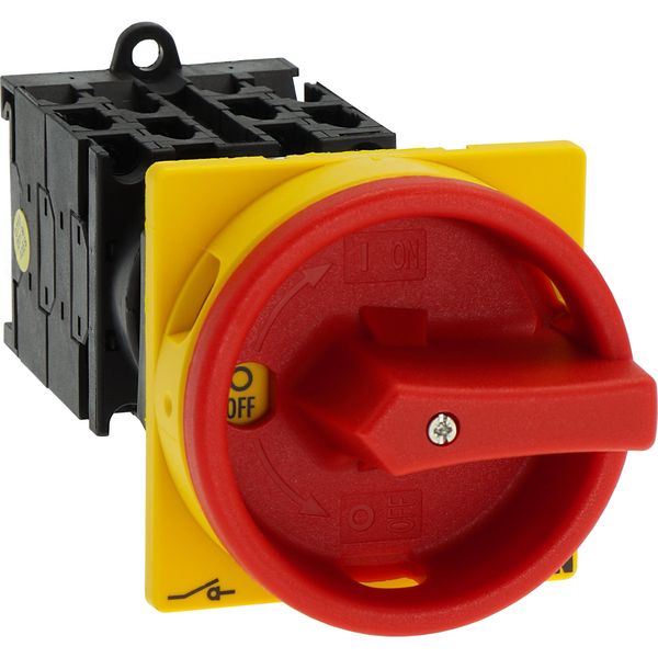 T0-4-8344/IVS On-Off switch, T0, 20 A, service distribution board mounting, 4 contact unit(s), 8-pole, with black thumb grip and front plate image 33