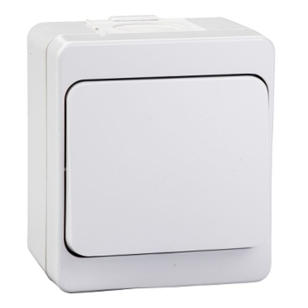 Switch Nemliyer 1P 10A surface IP54 white image 1