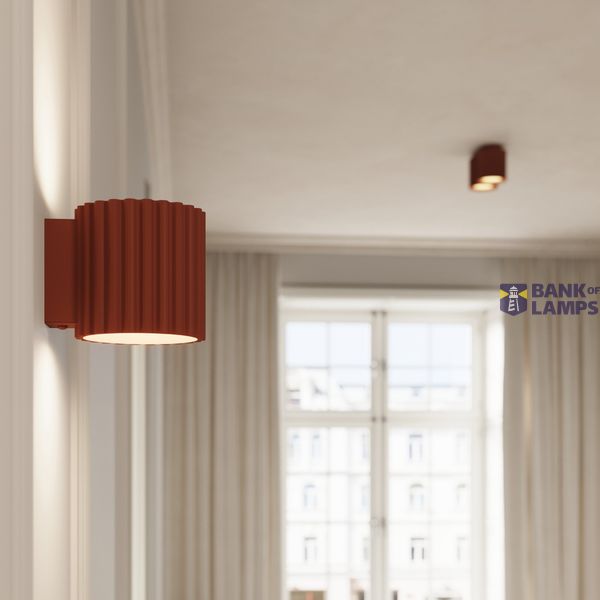 Ceiling lamp AURA 2 red ochra GU10 image 5