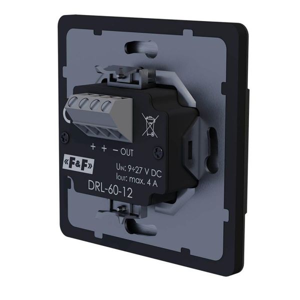 Laser motion sensor, distance DRL-60-12; Color: ALUMINUM; Mounting in a Ã¸ 60 mm box image 3