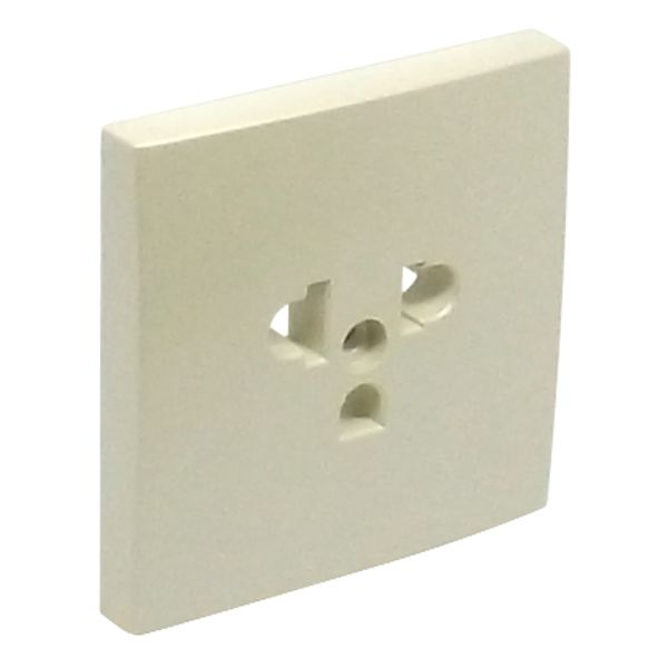 C.PLAT F/EARTH SOCKET (EURO-USA TYPE) PEARL image 2