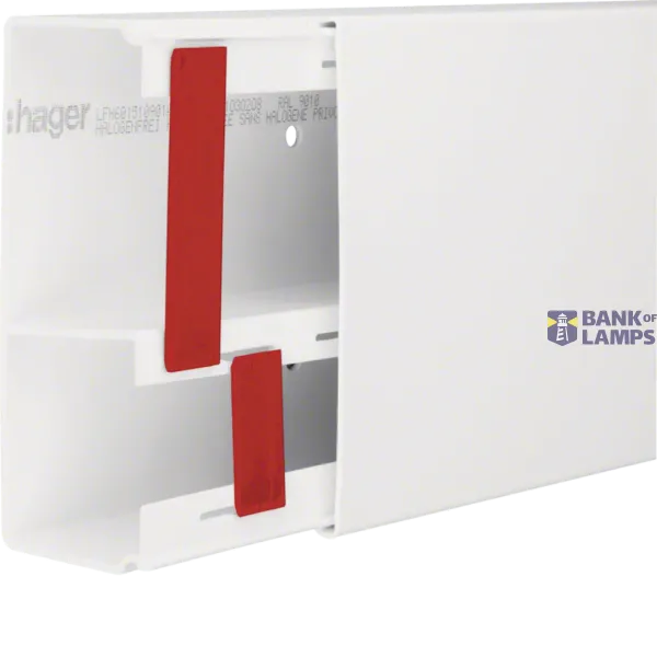 Halogen-free cable channel LFH60150, RAL9010 image 1