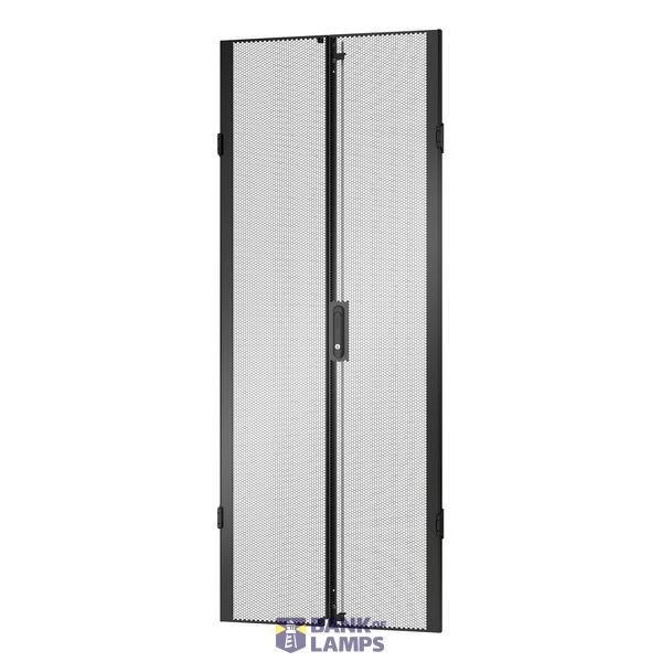 NSX Gen2 42U750mm Wide Split Doors Blk image 3