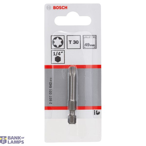 Screwdriver bit Extra Hard T30, 49 mm 1 pcs. image 2